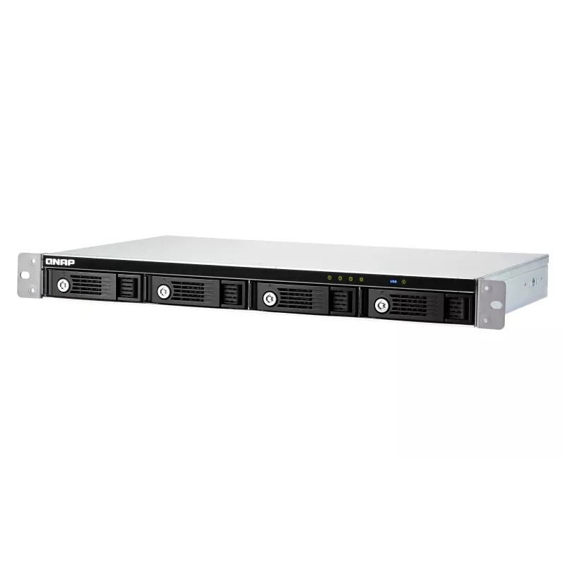 QNAP TR-004U saugojimo diskų dėklas HDD/SSD dėklas juodas, pilkas 2,5/3,5 colio