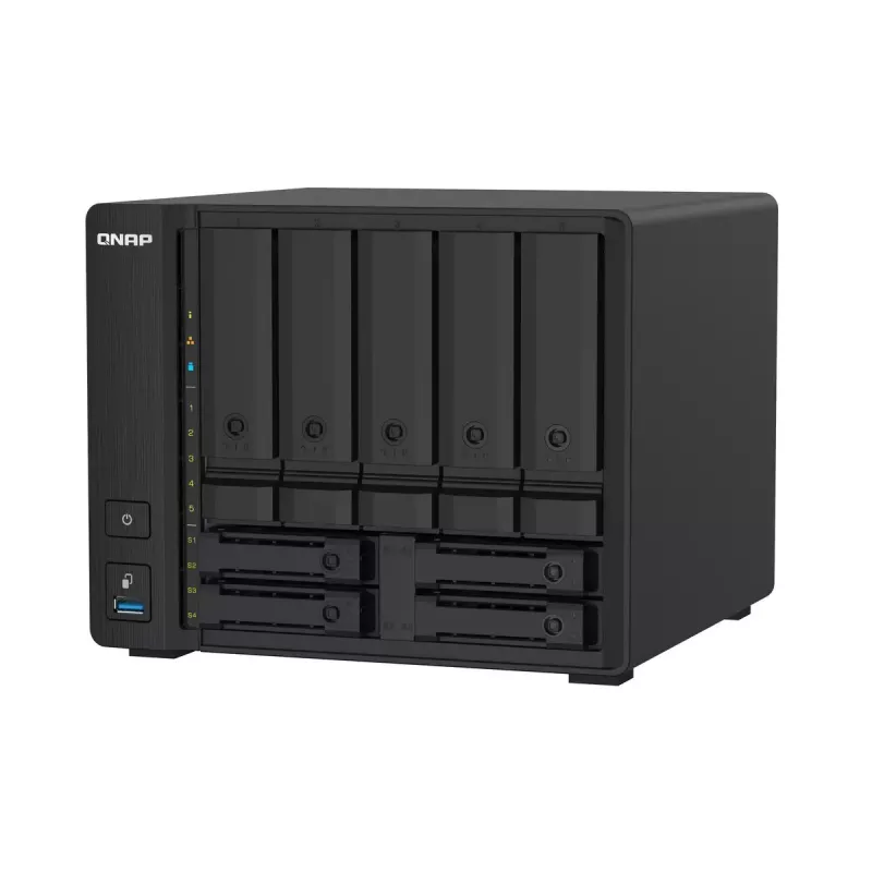 QNAP TS-932PX NAS bokštas Annapurna Labs Alpine AL-324 4 GB DDR4 0 TB QNAP Turbo System juoda