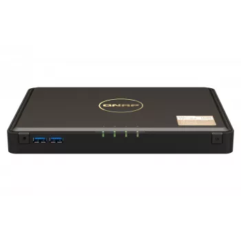 QNAP TBS-464 NAS darbalaukio Intel® Celeron® N5105 8 GB DDR4 0 TB QNAP Turbo System juoda