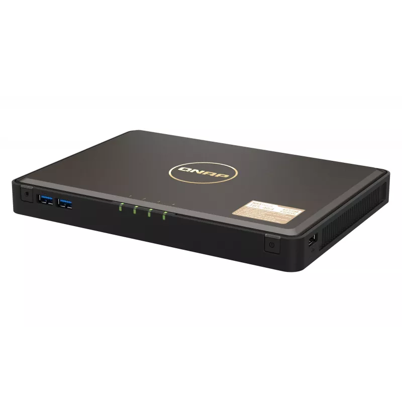 QNAP TBS-464 NAS darbalaukio Intel® Celeron® N5105 8 GB DDR4 0 TB QNAP Turbo System juoda