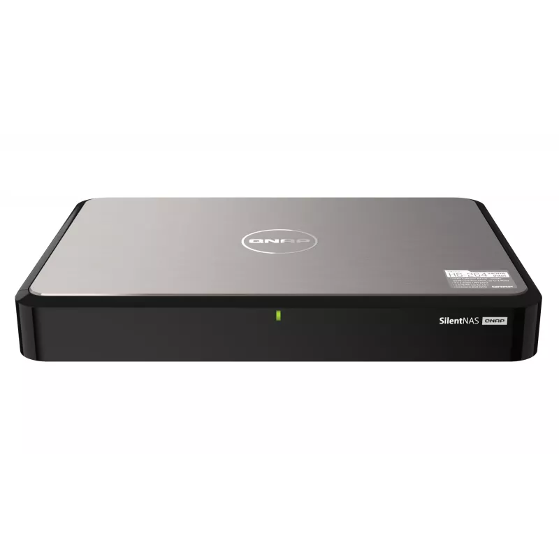 QNAP HS-264 NAS stalinis kompiuteris Intel® Celeron® N5105 8 GB 0 TB QNAP Turbo System juodas
