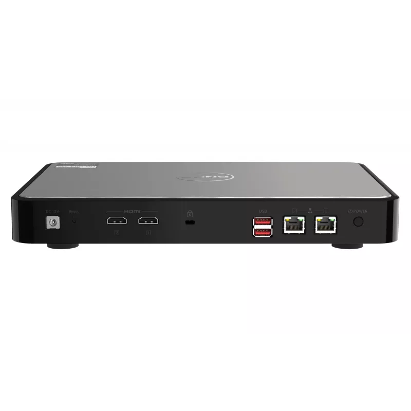 QNAP HS-264 NAS stalinis kompiuteris Intel® Celeron® N5105 8 GB 0 TB QNAP Turbo System juodas
