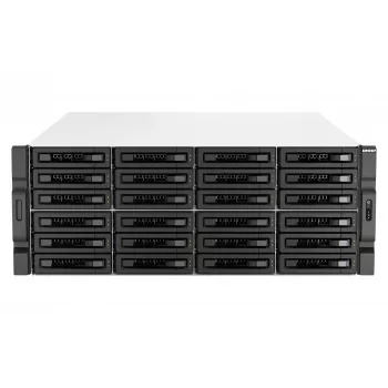 QNAP TS-H3087XU-RP NAS stovas (4U) Intel Xeon E E-2378 64 GB DDR4 0 TB QuTS hero juoda, balta