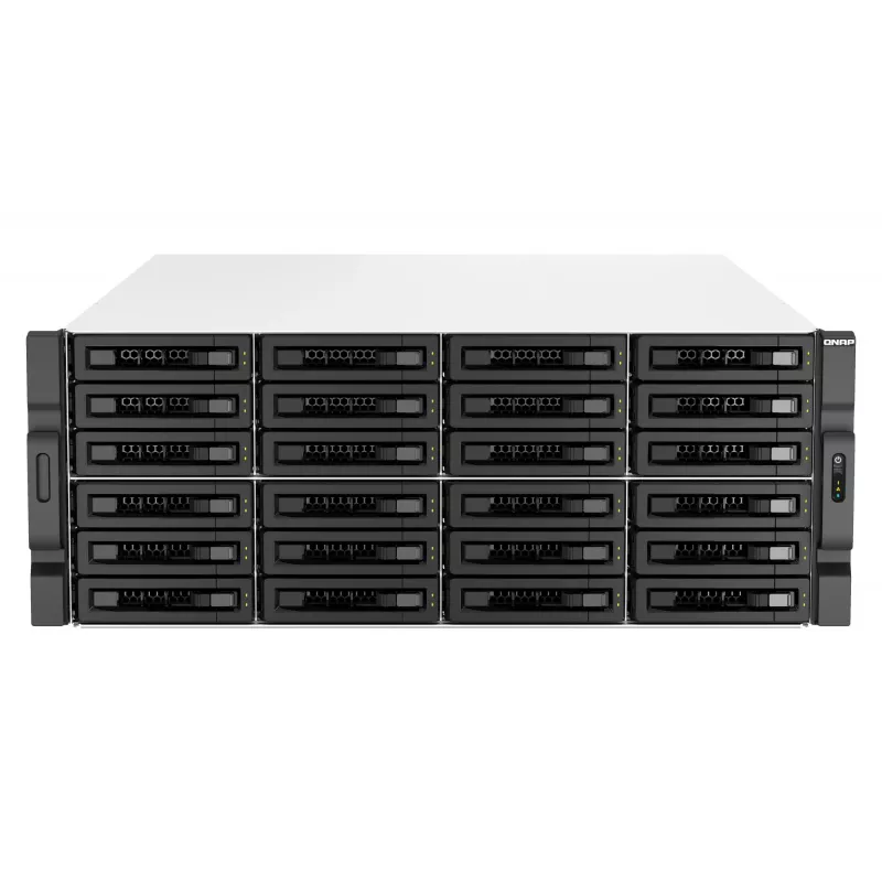 QNAP TS-H3087XU-RP NAS stovas (4U) Intel Xeon E E-2378 64 GB DDR4 0 TB QuTS hero juoda, balta
