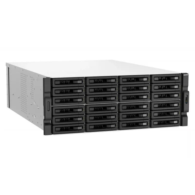 QNAP TS-H3087XU-RP NAS stovas (4U) Intel Xeon E E-2378 64 GB DDR4 0 TB QuTS hero juoda, balta