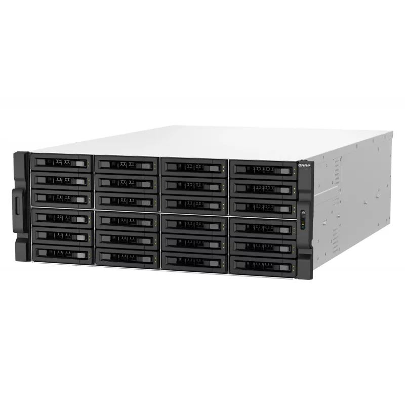 QNAP TS-H3087XU-RP NAS stovas (4U) Intel Xeon E E-2378 64 GB DDR4 0 TB QuTS hero juoda, balta