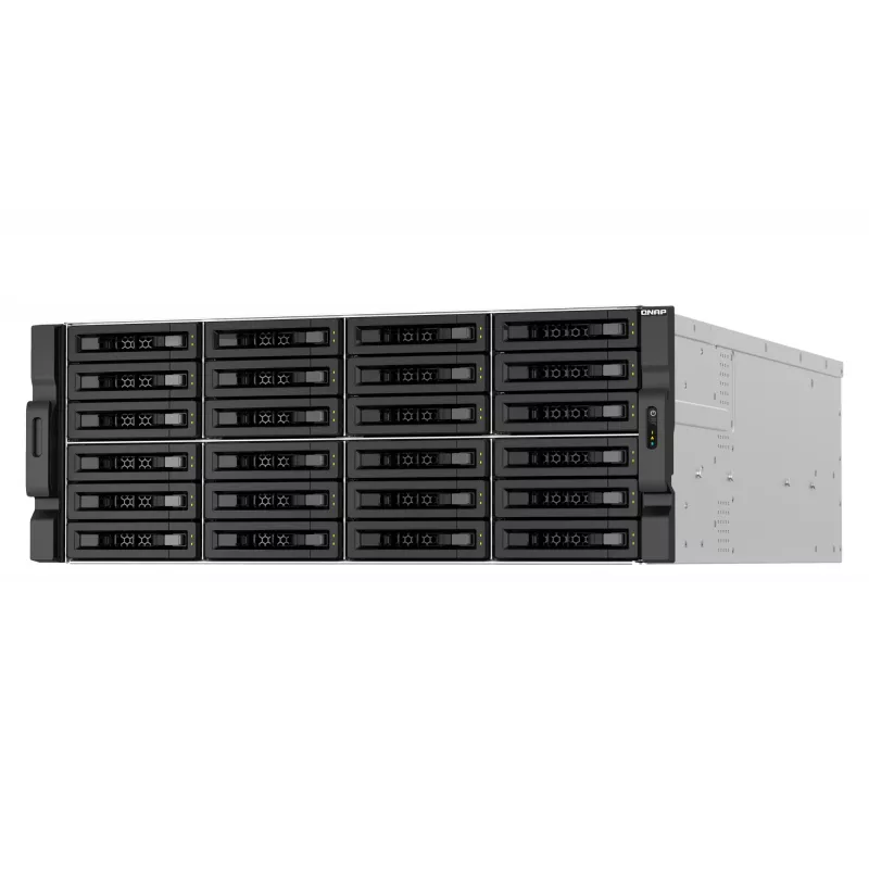 QNAP TS-H3087XU-RP NAS stovas (4U) Intel Xeon E E-2378 64 GB DDR4 0 TB QuTS hero juoda, balta