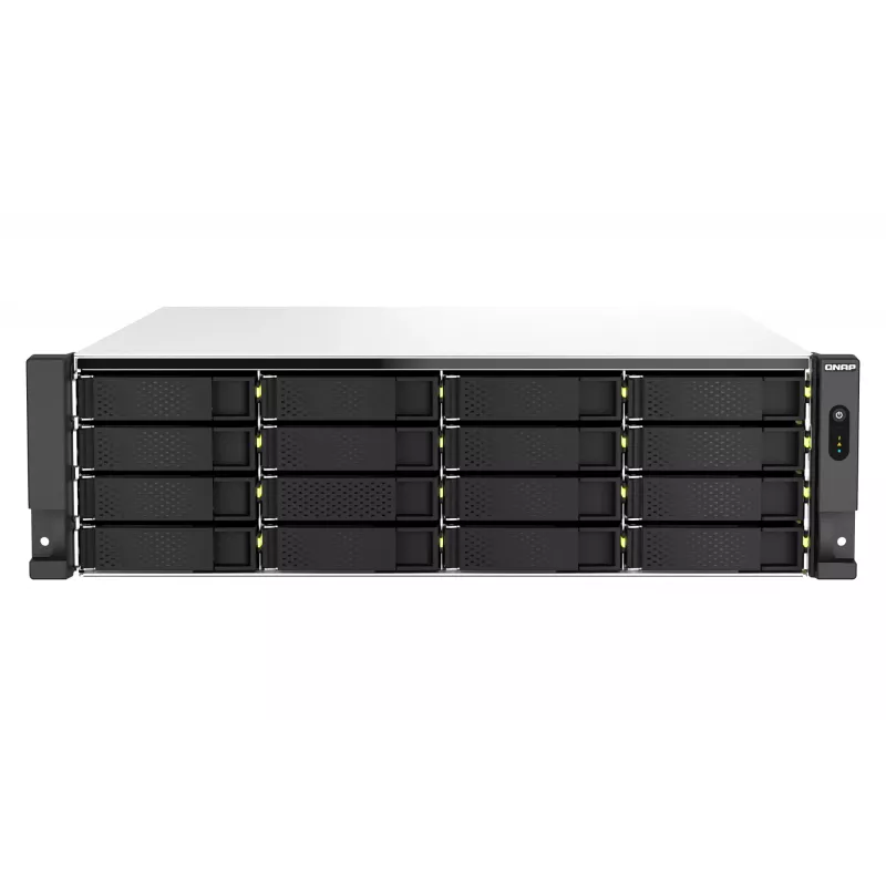 QNAP TS-H2287XU-RP NAS stovas (3U) Intel Xeon E E-2378 64 GB DDR4 0 TB QuTS hero juoda, balta