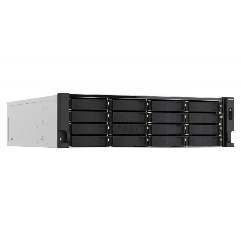 QNAP TS-h2287XU-RP NAS stovas (3U) Intel Xeon E E-2336 32 GB DDR4 0 TB QuTS hero juoda, balta