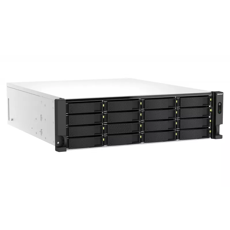 QNAP TS-h2287XU-RP NAS stovas (3U) Intel Xeon E E-2336 32 GB DDR4 0 TB QuTS hero juoda, balta
