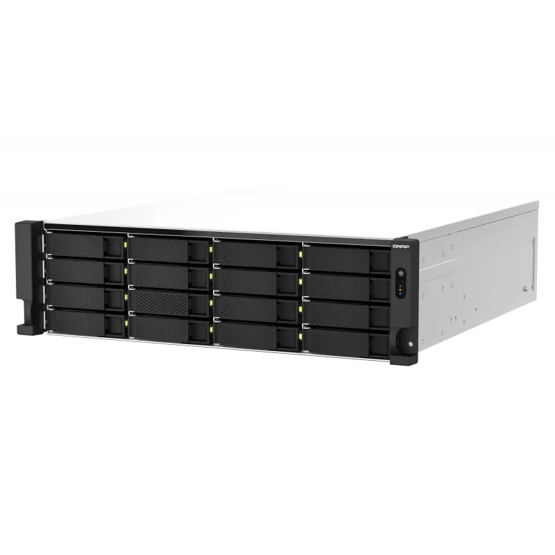 QNAP TS-h2287XU-RP NAS stovas (3U) Intel Xeon E E-2336 32 GB DDR4 0 TB QuTS hero juoda, balta