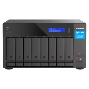QNAP TVS-h874X NAS bokštinis Intel® Core™ i9 64 GB DDR4 0 TB QuTS hero juodos spalvos