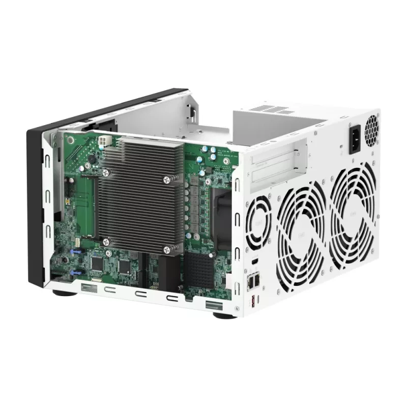 QNAP TVS-h874X NAS bokštinis Intel® Core™ i9 64 GB DDR4 0 TB QuTS hero juodos spalvos