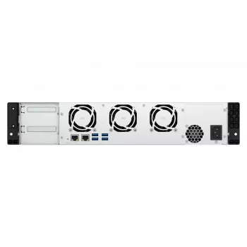 QNAP TS-855EU-8G NAS / saugojimo serveris Rack (2U) Intel Atom® C5125 8 GB DDR4 0 TB QuTS hero Juoda