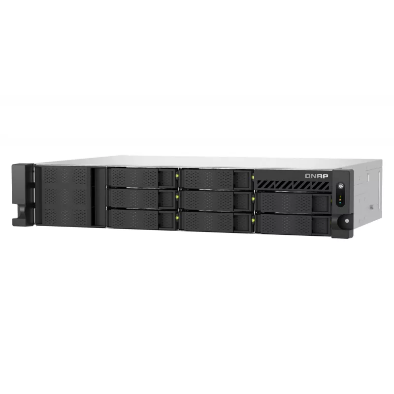 QNAP TS-855EU-8G NAS / saugojimo serveris Rack (2U) Intel Atom® C5125 8 GB DDR4 0 TB QuTS hero Juoda