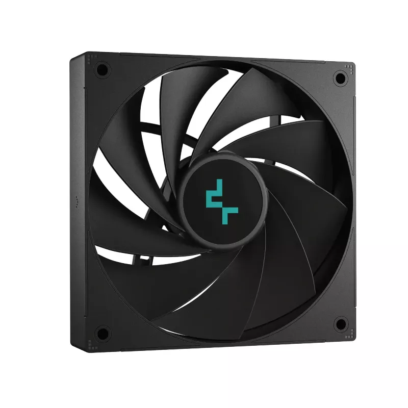 Oro aušintuvas DeepCool ASSASSIN IV VC VISION — dviejų ventiliatorių 120/140 mm, 300 W TDP, 7 šilumos vamzdeliai, LGA115x/LGA1200/LGA1700/LGA20xx suderinamas, juodas