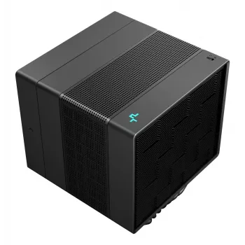 Oro aušintuvas DeepCool ASSASSIN IV 14 cm juodas — maks. 2,44 mmH2O oro slėgis, 14 cm FDB ventiliatorius, 1700 aps./min., 79,1 cfm, 7 šilumos vamzdeliai