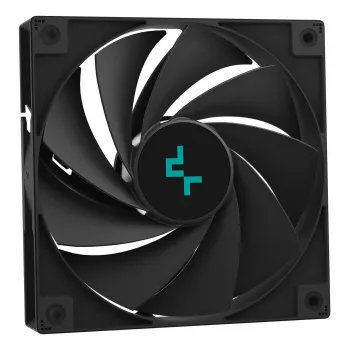 Oro aušintuvas DeepCool ASSASSIN IV 14 cm juodas — maks. 2,44 mmH2O oro slėgis, 14 cm FDB ventiliatorius, 1700 aps./min., 79,1 cfm, 7 šilumos vamzdeliai