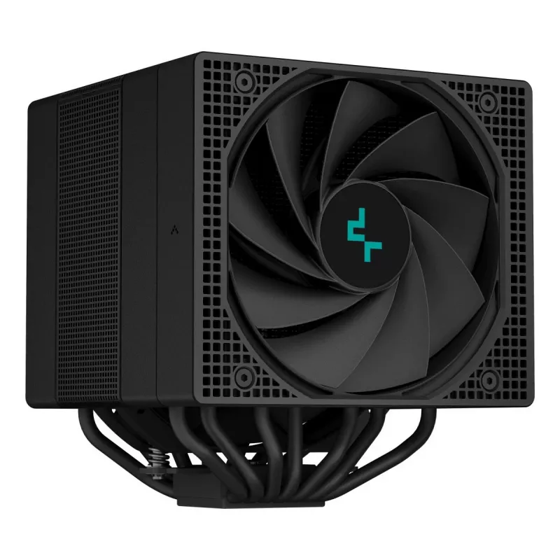 Oro aušintuvas DeepCool ASSASSIN IV 14 cm juodas — maks. 2,44 mmH2O oro slėgis, 14 cm FDB ventiliatorius, 1700 aps./min., 79,1 cfm, 7 šilumos vamzdeliai