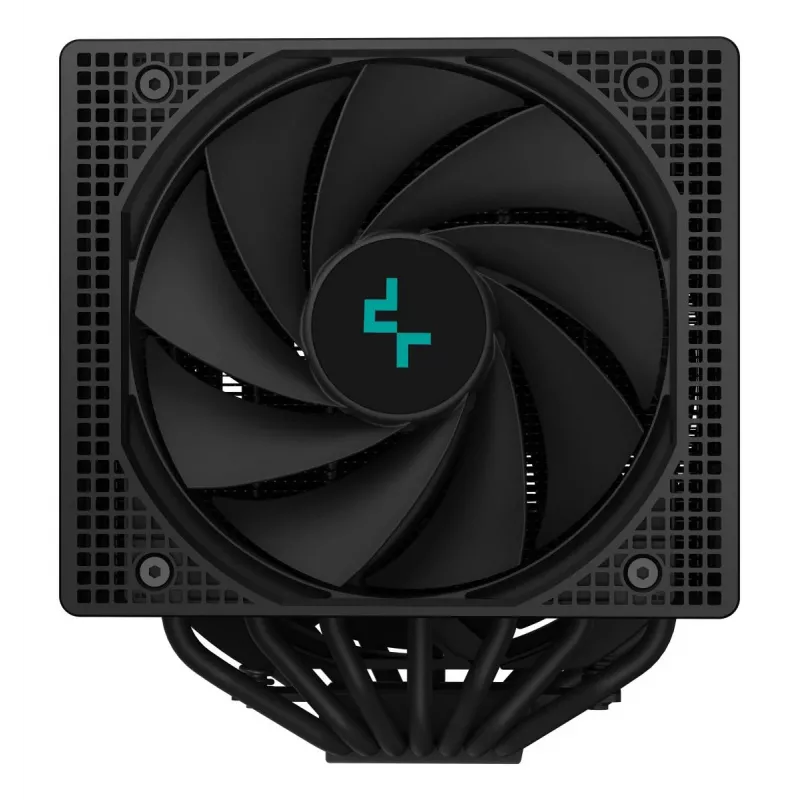 Oro aušintuvas DeepCool ASSASSIN IV 14 cm juodas — maks. 2,44 mmH2O oro slėgis, 14 cm FDB ventiliatorius, 1700 aps./min., 79,1 cfm, 7 šilumos vamzdeliai