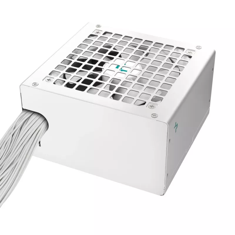 Maitinimo blokas DeepCool PL750D WH — 750 W, ATX 20+4 pin, 80 PLUS Bronze, 120 mm ventiliatorius, baltas
