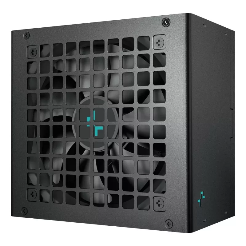 Maitinimo blokas DeepCool PL750D 750W ATX 3.0 80 PLUS Bronze, 120 mm ventiliatorius, 20+4 kontaktų, juodas