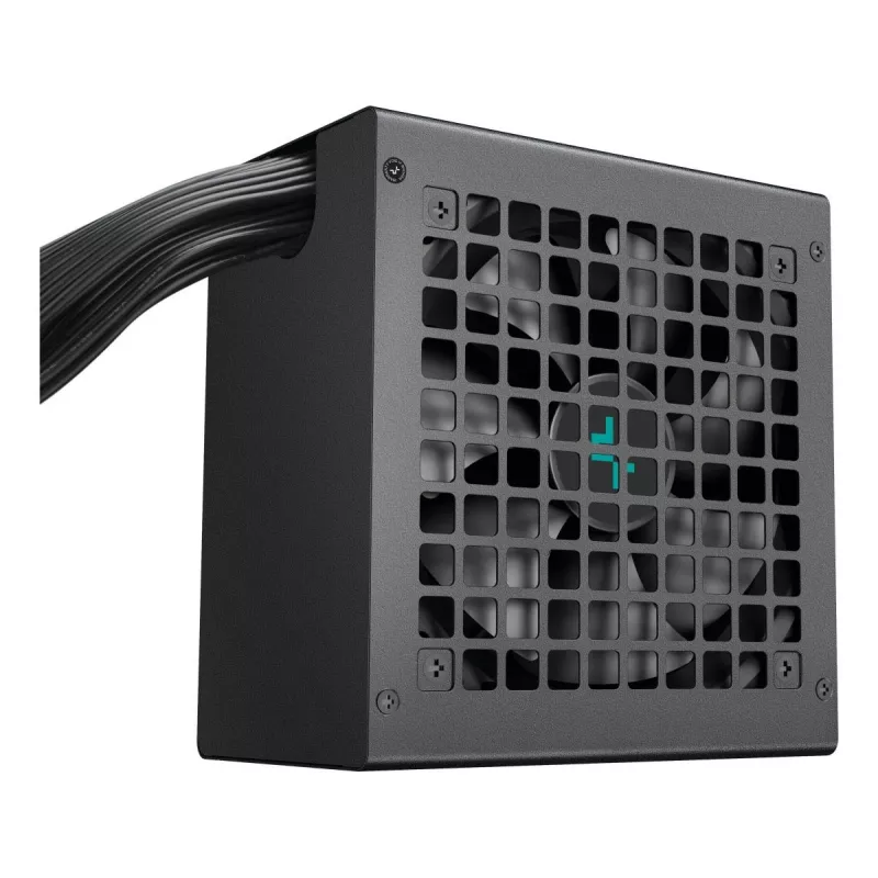 Maitinimo blokas DeepCool PL750D 750W ATX 3.0 80 PLUS Bronze, 120 mm ventiliatorius, 20+4 kontaktų, juodas