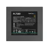 Maitinimo blokas DeepCool PL750D 750W ATX 3.0 80 PLUS Bronze, 120 mm ventiliatorius, 20+4 kontaktų, juodas