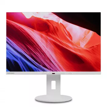 „Lenovo C24d-20“ kompiuterio monitorius 61 cm (24 colių) 1920 x 1200 pikselių Full HD LED pilkas, baltas