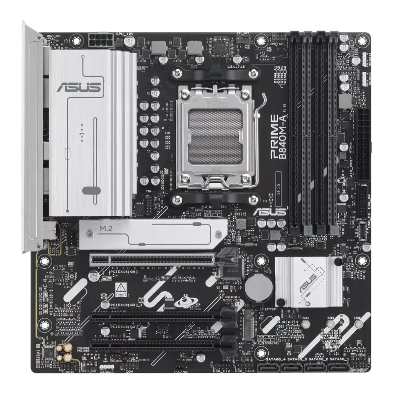 Motininė plokštė ASUS PRIME B840M-A-CSM AMD B840 Socket AM5 micro ATX