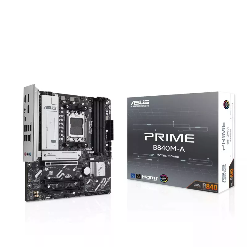 Motininė plokštė ASUS PRIME B840M-A-CSM AMD B840 Socket AM5 micro ATX