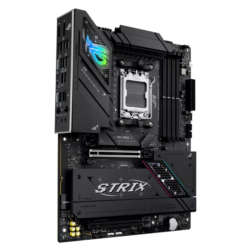 Pagrindinė plokštė ASUS ROG STRIX B850-F GAMING WIFI — AMD B850, Socket AM5, ATX, DDR5, 4×M.2, Wi‑Fi 7, 2.5Gb LAN
