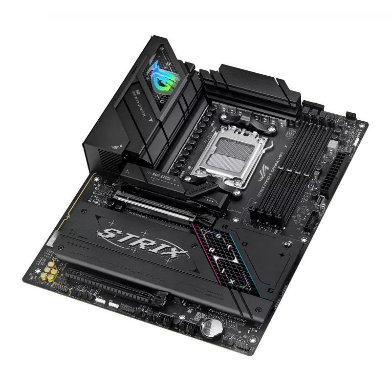 Pagrindinė plokštė ASUS ROG STRIX B850-F GAMING WIFI — AMD B850, Socket AM5, ATX, DDR5, 4×M.2, Wi‑Fi 7, 2.5Gb LAN