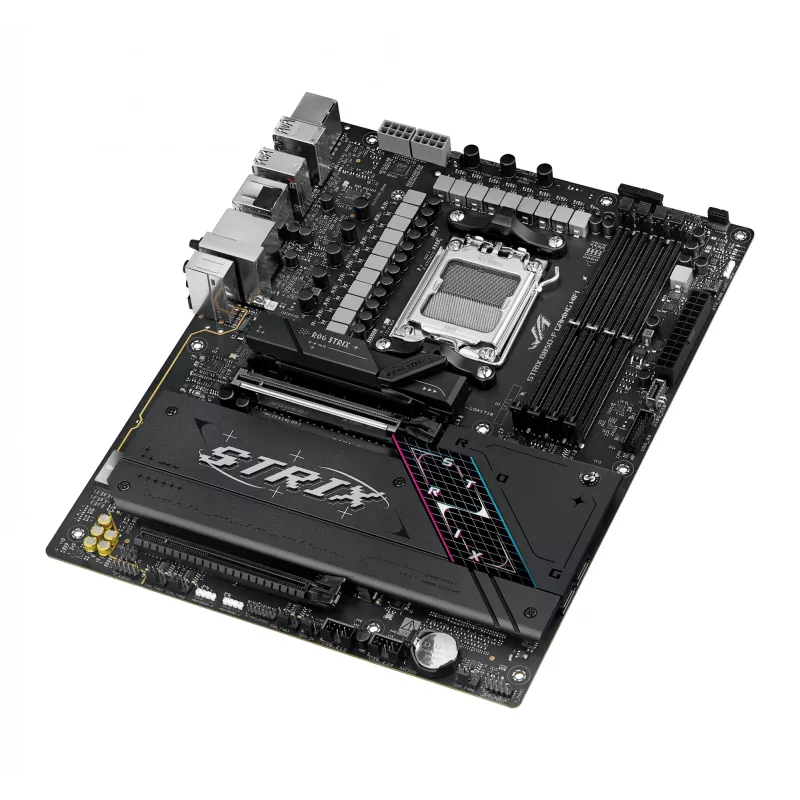 Pagrindinė plokštė ASUS ROG STRIX B850-F GAMING WIFI — AMD B850, Socket AM5, ATX, DDR5, 4×M.2, Wi‑Fi 7, 2.5Gb LAN