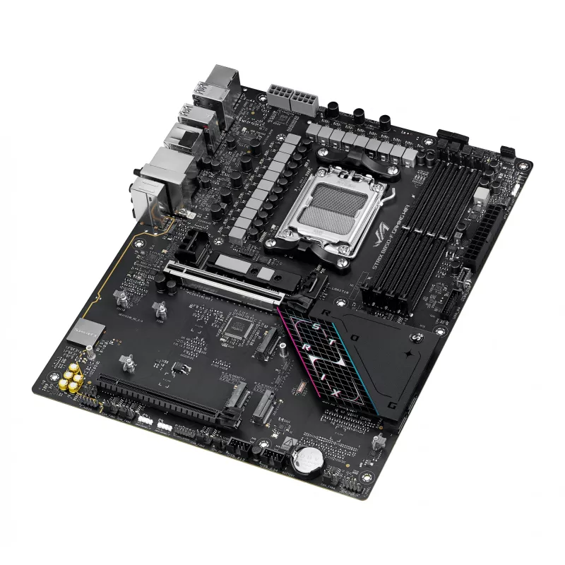 Pagrindinė plokštė ASUS ROG STRIX B850-F GAMING WIFI — AMD B850, Socket AM5, ATX, DDR5, 4×M.2, Wi‑Fi 7, 2.5Gb LAN
