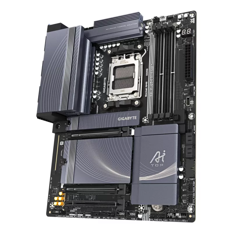Motininė plokštė GIGABYTE B850 AI TOP, AMD B850, Socket AM5, ATX