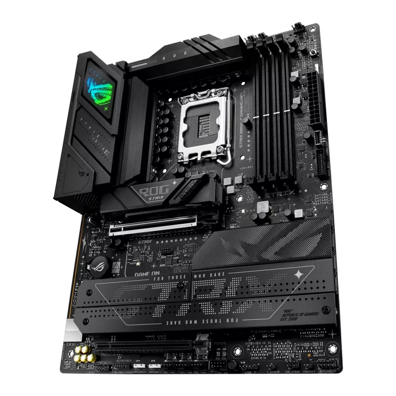 Pagrindinė plokštė ASUS ROG STRIX B860-F GAMING WIFI — Intel B860, LGA 1851, ATX, DDR5, 4x DIMM, Wi‑Fi 7, 2.5Gb LAN, 4x M.2
