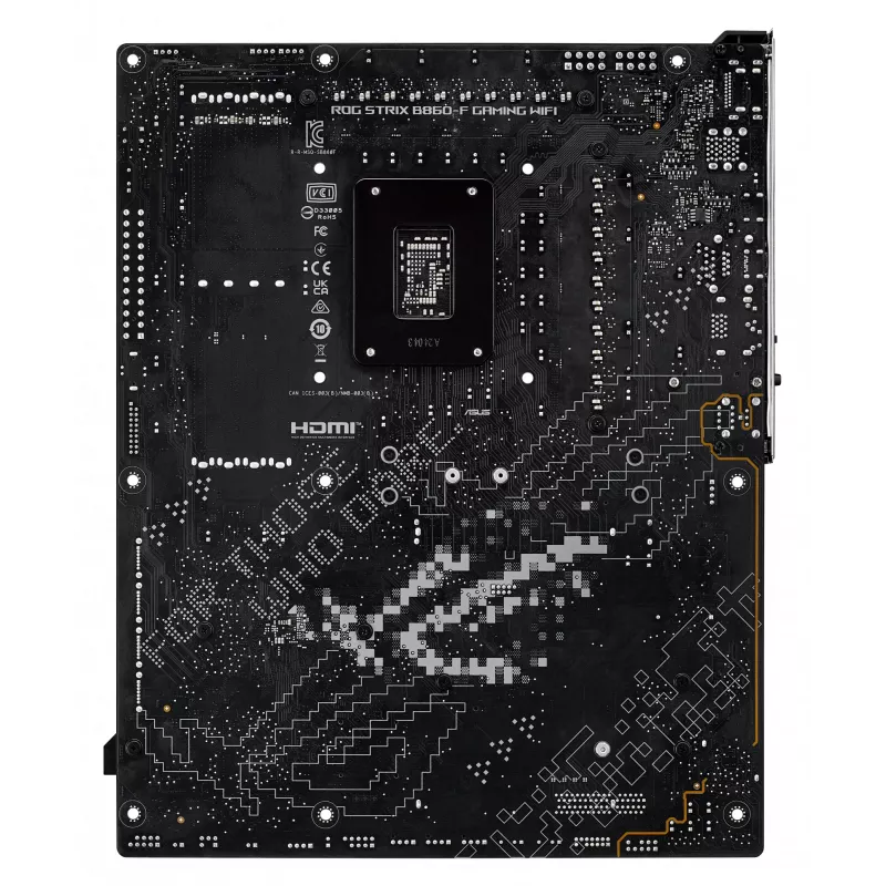 Pagrindinė plokštė ASUS ROG STRIX B860-F GAMING WIFI — Intel B860, LGA 1851, ATX, DDR5, 4x DIMM, Wi‑Fi 7, 2.5Gb LAN, 4x M.2
