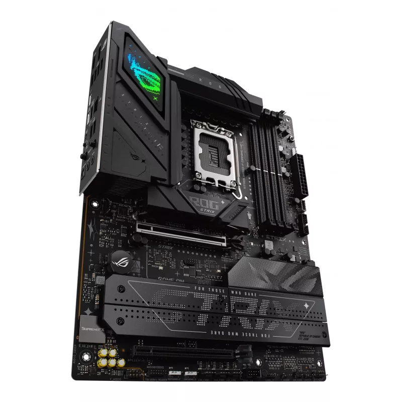 Pagrindinė plokštė ASUS ROG STRIX B860-F GAMING WIFI — Intel B860, LGA 1851, ATX, DDR5, 4x DIMM, Wi‑Fi 7, 2.5Gb LAN, 4x M.2