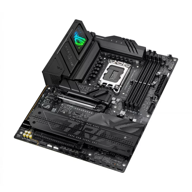 Pagrindinė plokštė ASUS ROG STRIX B860-F GAMING WIFI — Intel B860, LGA 1851, ATX, DDR5, 4x DIMM, Wi‑Fi 7, 2.5Gb LAN, 4x M.2