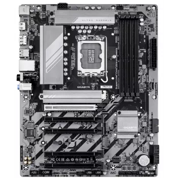 GIGABYTE B860 DS3H WIFI6E pagrindinė plokštė – Intel Core Ultra serijos procesoriams, 8+1+2+2 VRM fazės, iki 9066MHz DDR5, 1xPCIe 5.0 + 1xPCIe 4.0 M.2, 2.5GbE LAN, WIFI 6E, USB 3.2 Gen 2x2