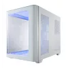 FSP S380-WA korpusas Mini Tower mITX, mATX baltas ARGB, Mikro bokštas, Kompiuterio, Balta, micro ATX, Mini-ITX, SPCC, Grūdintas stiklas, Žaidimams