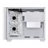 FSP S380-WA korpusas Mini Tower mITX, mATX baltas ARGB, Mikro bokštas, Kompiuterio, Balta, micro ATX, Mini-ITX, SPCC, Grūdintas stiklas, Žaidimams