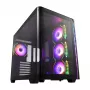FSP M580-BA Case Midi Tower mITX, mATX Juoda ARGB, Midi Tower, PC, Juoda, ATX, micro ATX, Mini-ITX, Glass, SPCC, Gaming