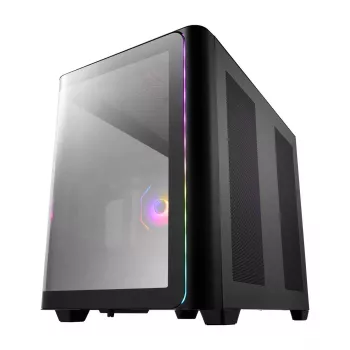 FSP M580-BA Case Midi Tower mITX, mATX Juoda ARGB, Midi Tower, PC, Juoda, ATX, micro ATX, Mini-ITX, Glass, SPCC, Gaming