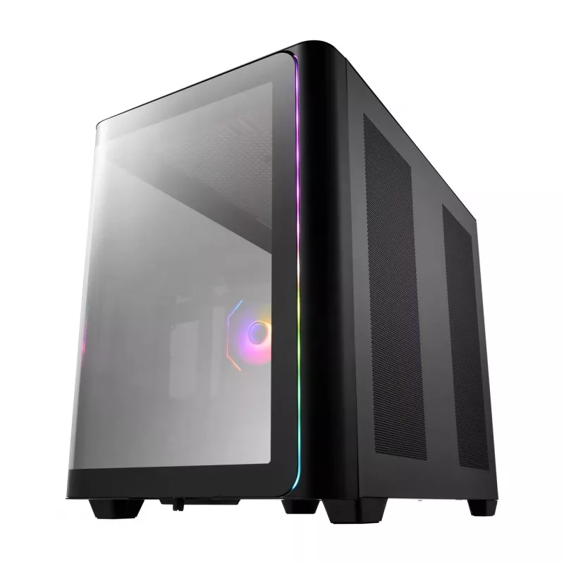 FSP M580-BA Case Midi Tower mITX, mATX Juoda ARGB, Midi Tower, PC, Juoda, ATX, micro ATX, Mini-ITX, Glass, SPCC, Gaming
