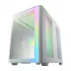 FSP M580-WA korpusas Midi Tower mITX, mATX, baltas ARGB