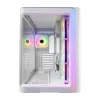 FSP M580-WA korpusas Midi Tower mITX, mATX, baltas ARGB