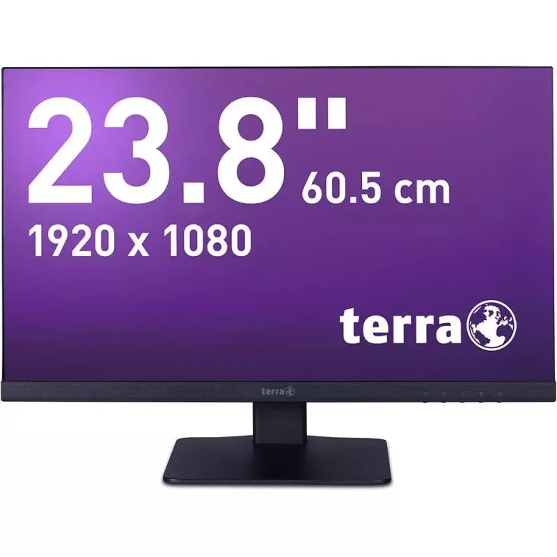 TERRA 3030225 kompiuterio monitorius 60,5 cm (23,8 col.) 1920 x 1080 pikselių Full HD LCD juodas