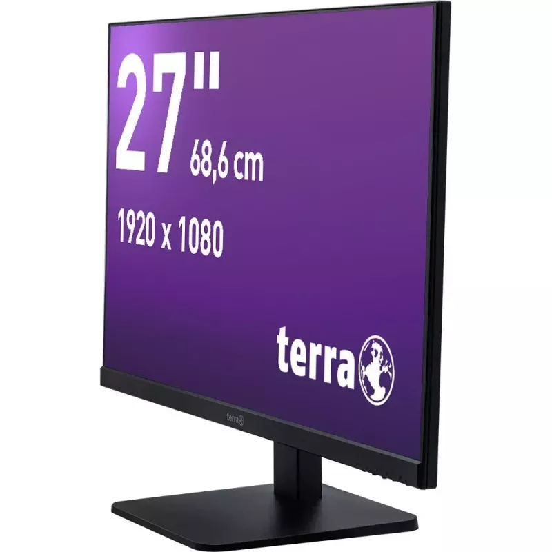 TERRA 3030229 kompiuterio monitorius 68,6 cm (27 colių) 1920 x 1080 pikselių Full HD LED juodas